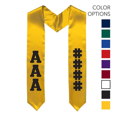Chi Phi Pick Your Own Colors Graduation Stole | Chi Phi | Apparel > Stoles