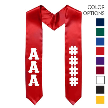 Chi Phi Pick Your Own Colors Graduation Stole | Chi Phi | Apparel > Stoles