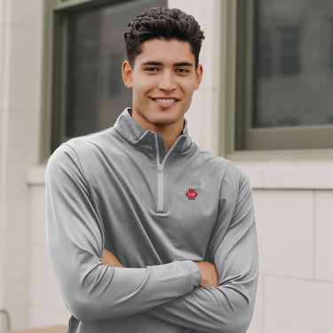 Alpha Sig Peter Millar Perth Stretch Quarter Zip Alpha Sigma Phi