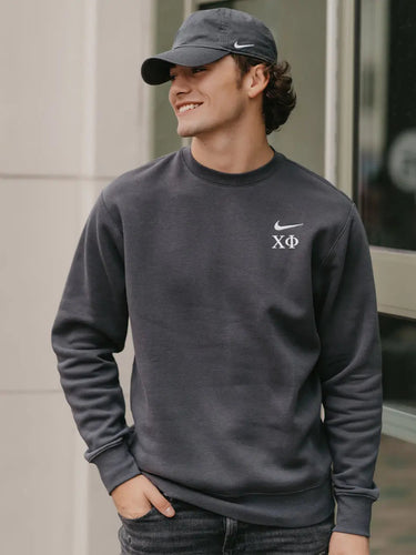 Chi Phi Nike Embroidered Crewneck Chi Phi