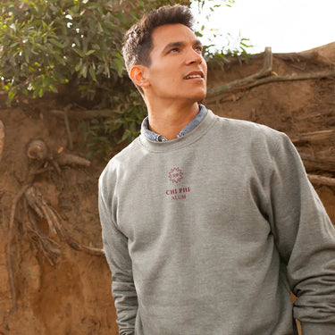 Chi Phi Alumni Embroidered Symbol Crewneck Chi Phi