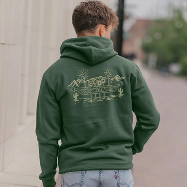 Chi Phi Western Vintage Motel Hoodie Chi Phi
