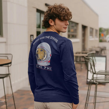 Chi Phi Astronaut Retriever Long Sleeve Tee Chi Phi