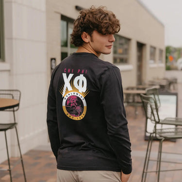 Chi Phi Retro Worldwide Long Sleeve Tee Chi Phi