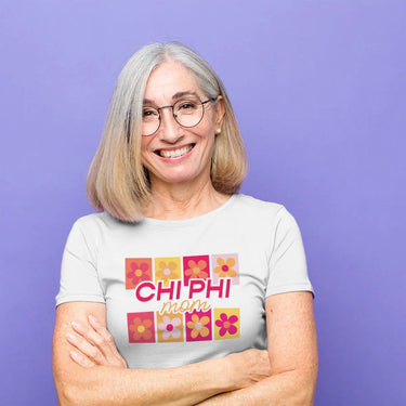 Chi Phi Blooming Proud Mom Short Sleeve Tee Chi Phi