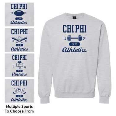 Chi Phi Athletic Crewneck Chi Phi