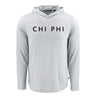 Chi Phi Frat Cutter & Buck Lightweight Performance Hoodie.
