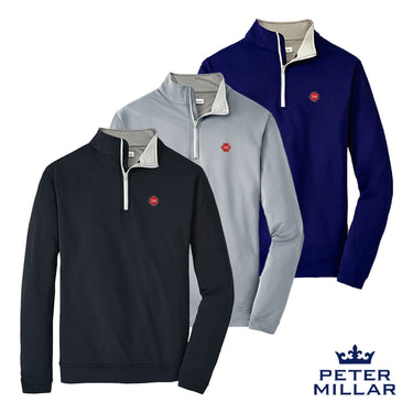 Alpha Sig Peter Millar Perth Stretch Quarter Zip Alpha Sigma Phi