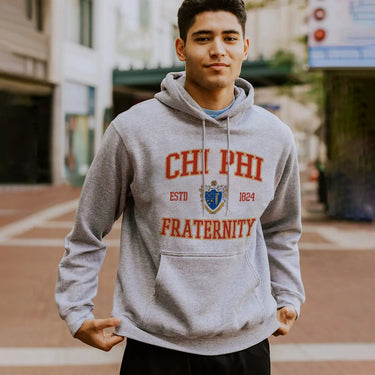 Chi Phi Classic Crest Hoodie Chi Phi