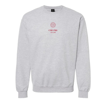 Chi Phi Alumni Embroidered Symbol Crewneck Chi Phi