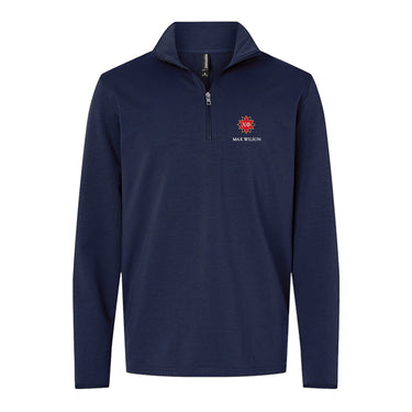 New! Chi Phi Embroidered Symbol Quarter Zip Chi Phi