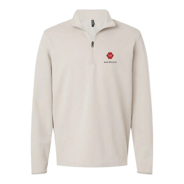 New! Chi Phi Embroidered Symbol Quarter Zip Chi Phi