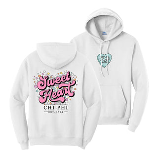 Chi Phi White Sweetheart Hoodie Chi Phi