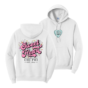 Chi Phi White Sweetheart Hoodie Chi Phi