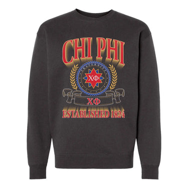 Chi Phi Frat Heavyweight Graphic Crewneck.