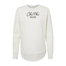 Chi Phi Curved Hem Mom Crewneck Chi Phi