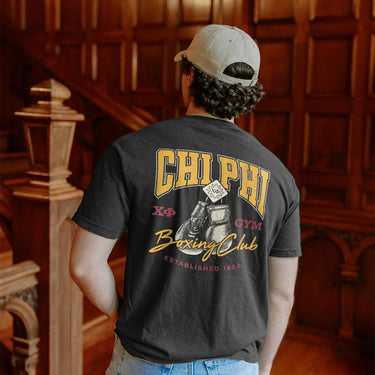 New! Chi Phi Boxing Club Short Sleeve Tee Chi Phi