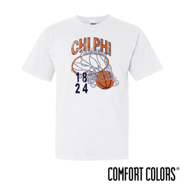 Chi Phi Retro Basketball Short Sleeve Tee Chi Phi