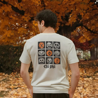 New! Chi Phi Jack-O-Letter Tee Chi Phi