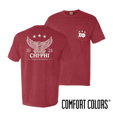 Chi Phi Patriotic Eagle Short Sleeve Tee Chi Phi