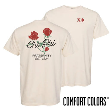Chi Phi Rosebud Ivory Short Sleeve Tee Chi Phi