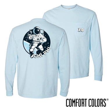 Chi Phi Space Age Long Sleeve Pocket Tee Chi Phi