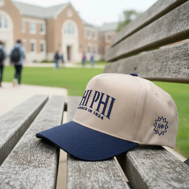 New! Chi Phi Two Tone Hat Chi Phi