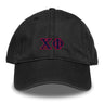 Chi Phi Black Hat | Chi Phi | Headwear > Billed hats