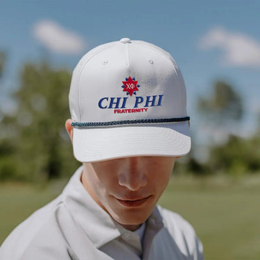 Chi Phi White Richardson Rope Hat Chi Phi