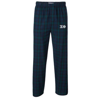 Chi Phi Blackwatch Plaid Flannel Pants