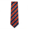 Chi Phi striped silk neck tie.