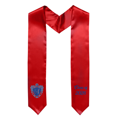 Chi Phi Embroidered Crest Graduation Stole