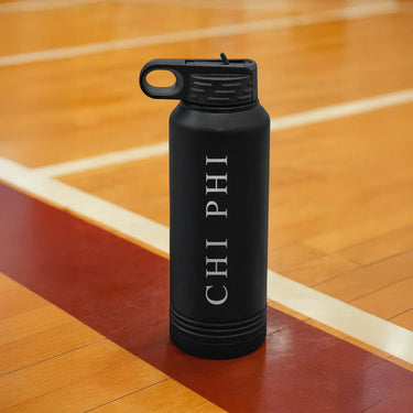 Chi Phi Black Water Bottle