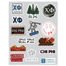 Chi Phi Retro Sticker Sheet Chi Phi