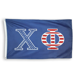 Chi Phi Stars and Stripes Flag | vendor-unknown | Household items > Flags
